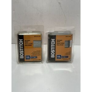 Lot Of 2 Stanley Bostitch 2" 16GA SB16-2.00-1M Straight Finish Nails Bright 2000